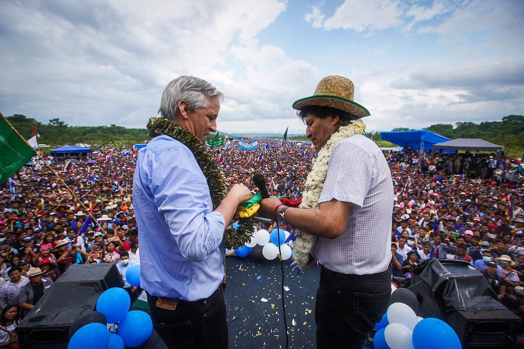 Fotógrafo Estanislao Santos - Estanislao Santos fotógrafo | Registro fotográfico: Mitín con Evo Morales en Bolivia