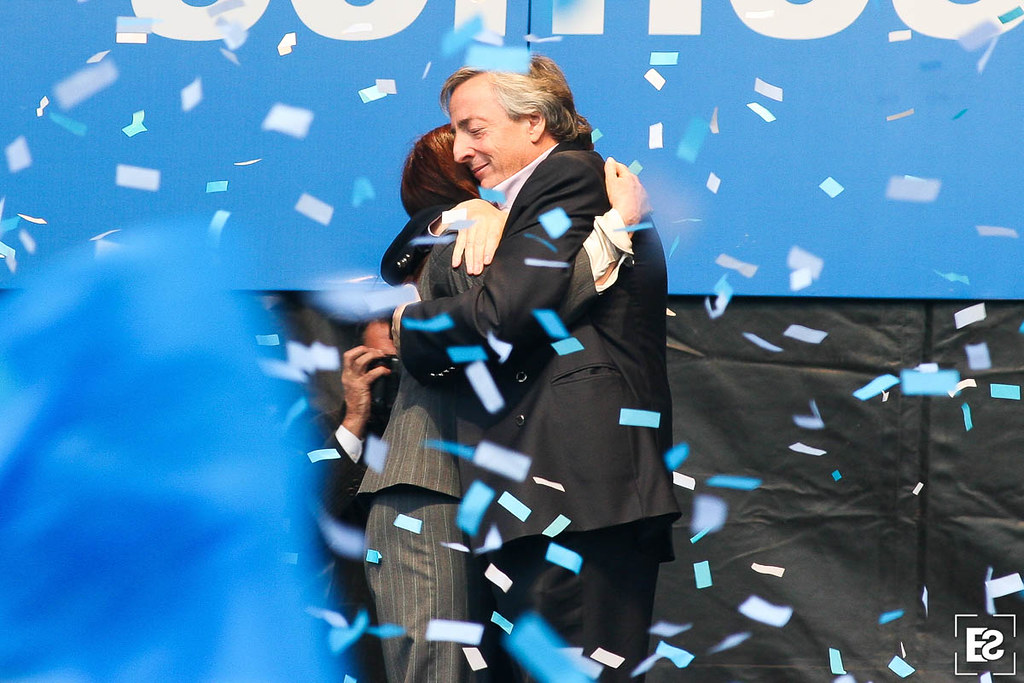 Fotógrafo Estanislao Santos - Estanislao Santos fotógrafo | Registro fotográfico: Néstor Kirchner en movilización en Argentina